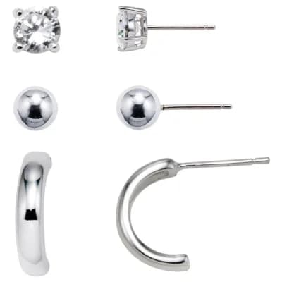 Sterling Silver Earring Set