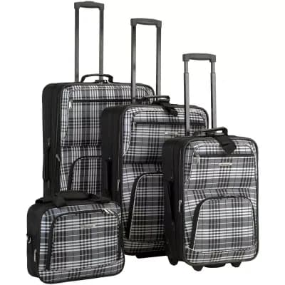 Rockland Fashion 4-pc. Softside Luggage Set