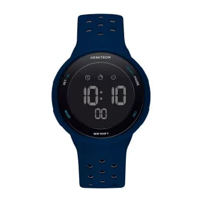 Armitron Pro Sport Mens Chronograph Blue Strap Watch 40/8423nvy