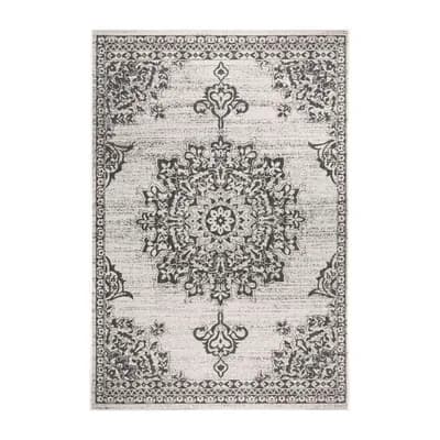 Nicole Miller Patio Country Azalea Medallion Loomed Rectangular Outdoor Area Rug