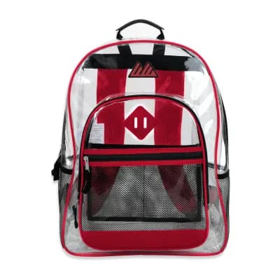 Summit Ridge Delux Clear Backpack With Mesh
