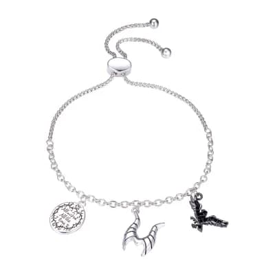 Disney Classics Villains Womens Cubic Zirconia Bolo Bracelet