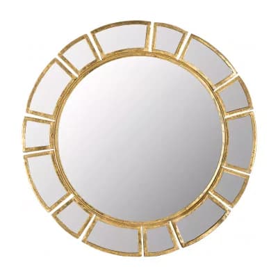 Safavieh Deco Antique Gold Wall Mount Sunburst Wall Mirror