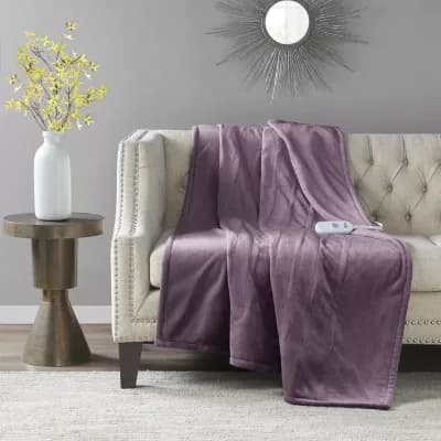 Serta Plush Heated Lightweight Electric Throw