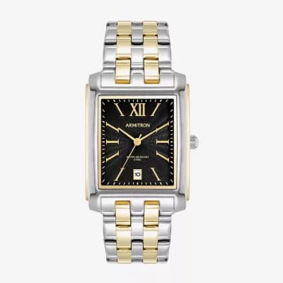 Armitron Mens Two Tone Stainless Steel Bracelet Watch 20 5499bktt