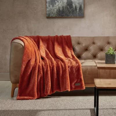 Eddie Bauer Corduroy Washable Lightweight Throw