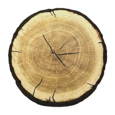 Donna Sharp Painted Bear Tree Round Throw Pillow
