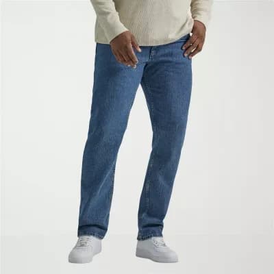 Lee Legendary Denim Big and Tall Mens Stretch Fabric Regular Fit Jeans