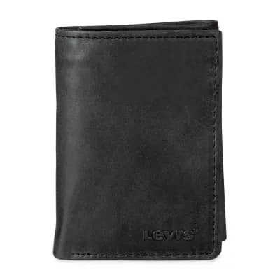 Levi's® Slim Trifold With Zipper Mens Personalized Slim Fold Wallet