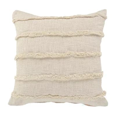 LR Home Cassie Solid Square Throw Pillow