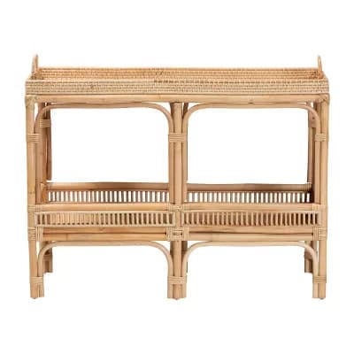 Lombok Rattan Console Table