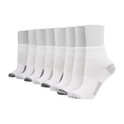 Hanes Cool Comfort Womens Breathable Multi-Pack 8 Pair Quarter Ankle Socks