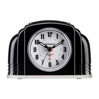Crosley Black Vintage Alarm Clock