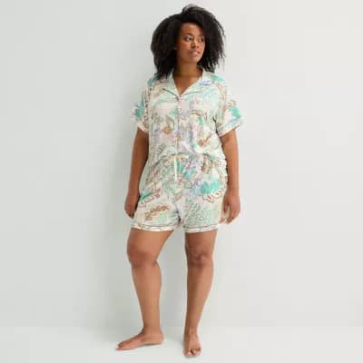Liz Claiborne Womens Pajama Shorts