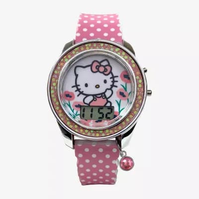 Hello Kitty Girls Pink Strap Watch Hk4240jc