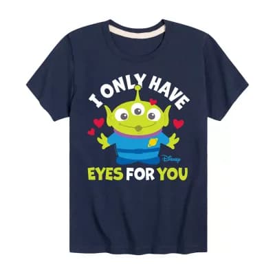 Disney Collection Little & Big Kid Boys Crew Neck Short Sleeve Regular Fit Toy Story Graphic T-Shirt