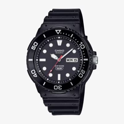Casio Mens Digital Black Strap Watch Mrw230h-1e1v