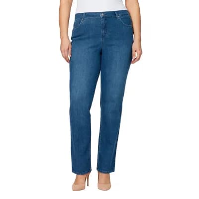 Gloria Vanderbilt Women's Plus Amanda Classic Straight Leg Jean