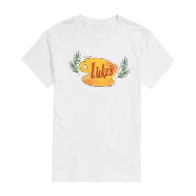 Mens Crew Neck Short Sleeve Regular Fit Big and Tall Graphic T-Shirt