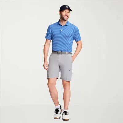IZOD Swingflex Mens 9 1/2" Stretch Fabric Quick Dry Cargo Short