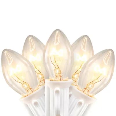 Northlight 24ft 25ct Clear C7 String Lights
