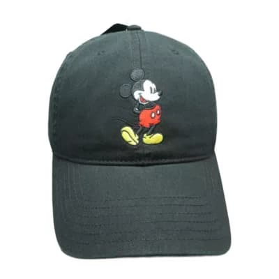 Disney Mickey Mouse Embroidered Character Baseball Hat Mens Mickey Mouse Baseball Cap
