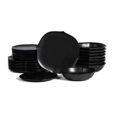 Stone + Lain Baskerville 24-pc. Stoneware Dinnerware Set