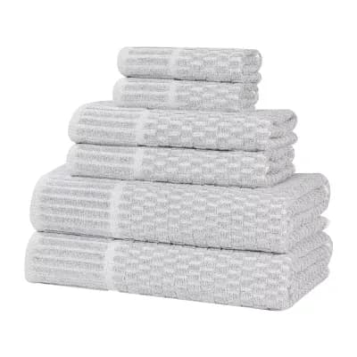 SUPERIOR® Juno Collection 6-pc. Quick Dry Solid Bath Towel Set