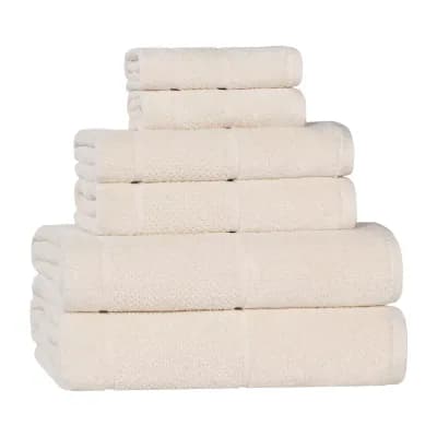 SUPERIOR® Mile Collection 6-pc. Quick Dry Solid Bath Towel Set