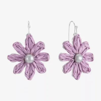 Liz Claiborne 20mm Flower Stud Earrings