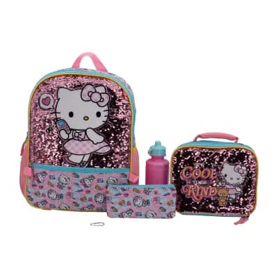 Licensed Hello Kitty 5-Piece Backpack Set