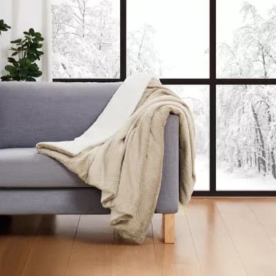 Brooklyn Loom Lush Chevron Throw