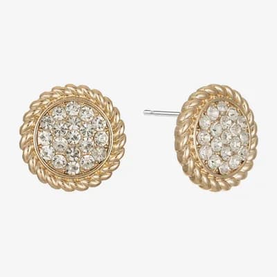 Liz Claiborne Glass 20mm Stud Earrings