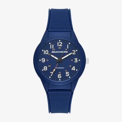 Skechers Hillview Mens Blue Strap Watch Sr5313