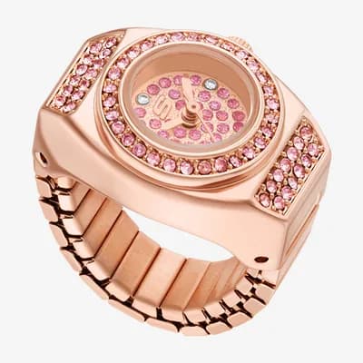 Skechers Corla Womens Crystal Accent Rose Goldtone Stainless Steel Expansion Watch Sr6397