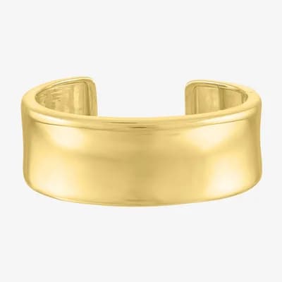 Bold Addiction Womens 14K Gold Over Brass Bangle Bracelet