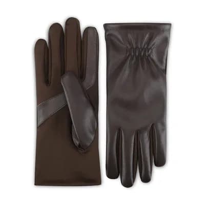 Isotoner Stretch Faux Leather 1 Pair Gloves