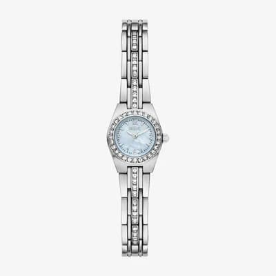Relic By Fossil Queen'S Court Mini Womens Silver Tone Bracelet Watch Zr12681