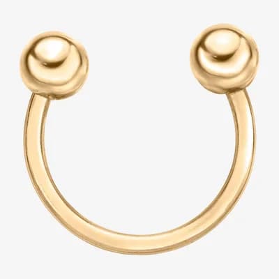 14K Gold Circular Horseshoe
