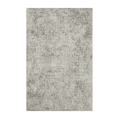 LR Home Willow Bordered Indoor Rectangular Accent Rug