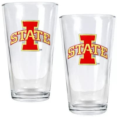 Iowa State Cyclones 2 pc Pint Glass Set