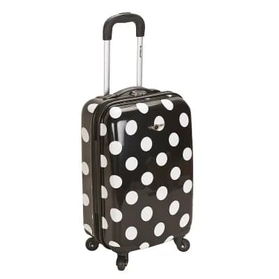Rockland Dot 20-Inch Hardside Spinner Luggage