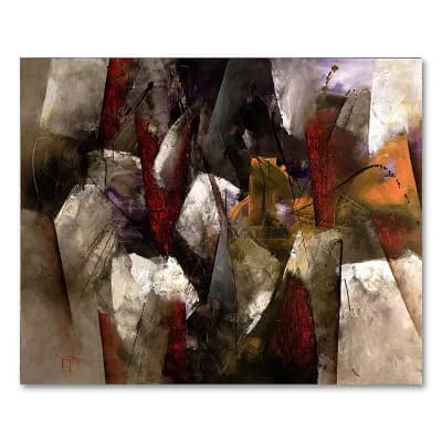 26'' x 32'' ''Abstract II'' Canvas Wall Art by Lopez