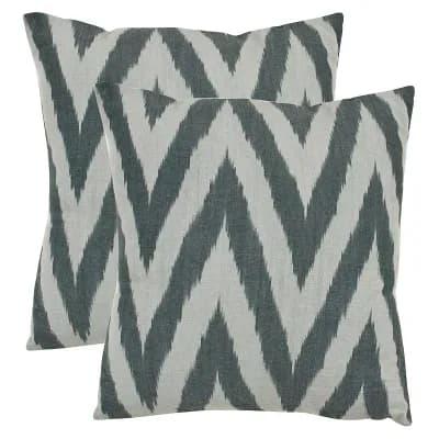 Chevron 2 pc 22'' x 22'' Throw Pillow Set