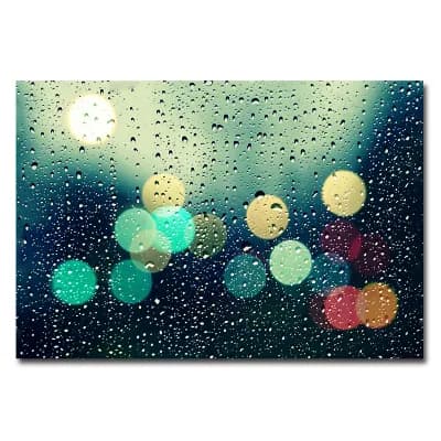 "Rainy City" Canvas Wall Art