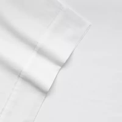 Cassadecor Basics Solid 300-Thread Count Combed Cotton Sateen 2 pk Pillowcases