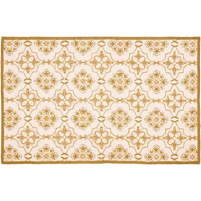 Safavieh Chelsea Stanton Floral Hand Hooked Wool Rug - 2'6'' x 6'