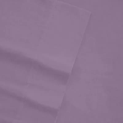 Tribeca Living Flannel Solid Oversized Flat Sheet
