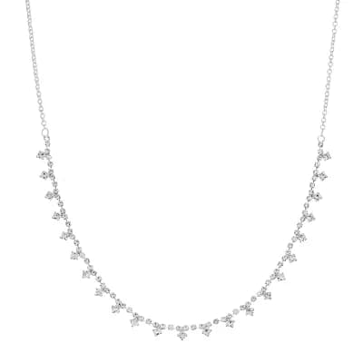 Vieste Diamond-Shaped Collar Necklace