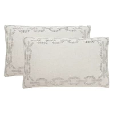 Safavieh Sibine Embroidered Throw Pillow 2 pc Set